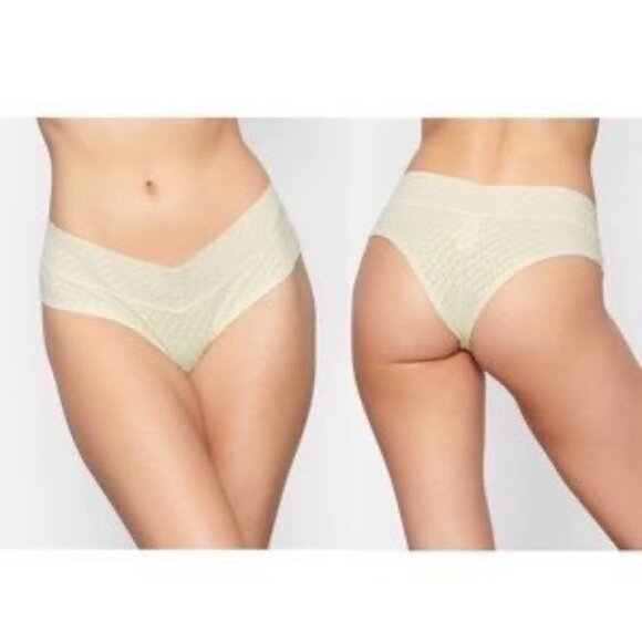 SKIMS Logo Mesh Boyshort Lot of 2 Bone Desert XXS - Picture 2 of 12